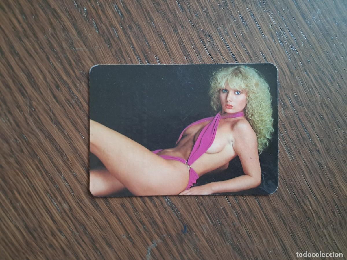 Coleccionismo calendarios: calendario de serie DLB 9.953, chica, supermercado San Javier, El Palo, M&aacute;laga, a&ntilde;o 1981.