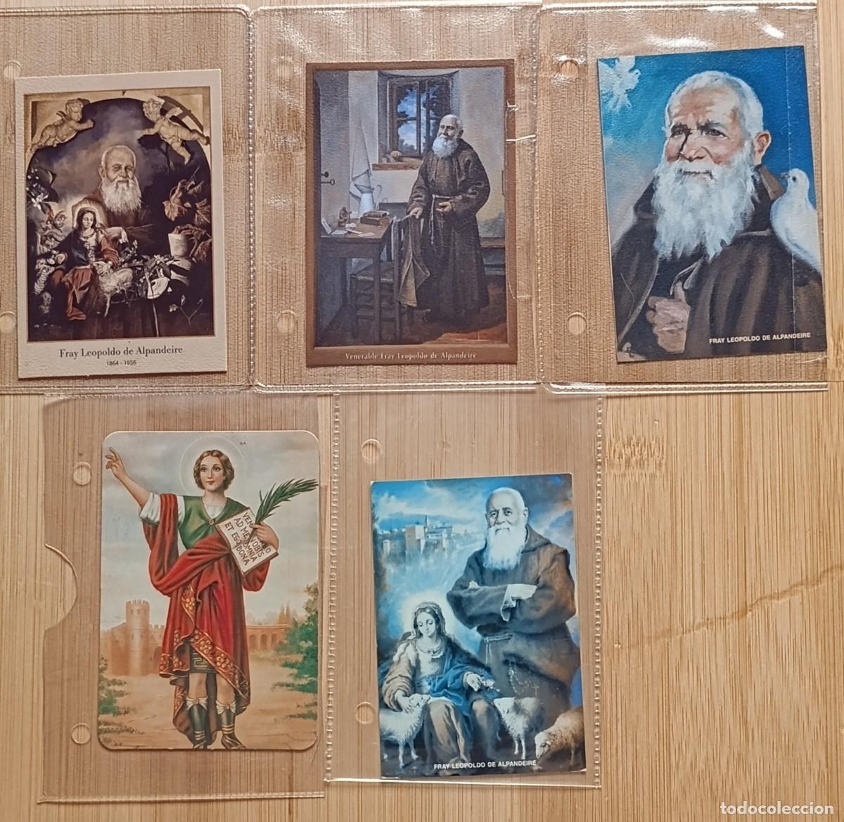 Coleccionismo calendarios: Lote 5 Calendarios De Bolsillo Religiosos Fray Leopoldo De Alpandeire Y San Pancracio