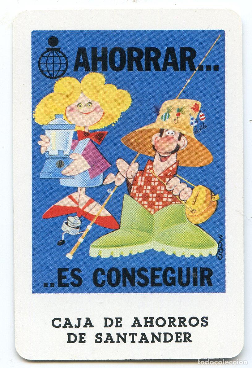 Coleccionismo calendarios: Calendario Fournier, Caja de Ahorros de Santander. Ahorrar es conseguir 1975