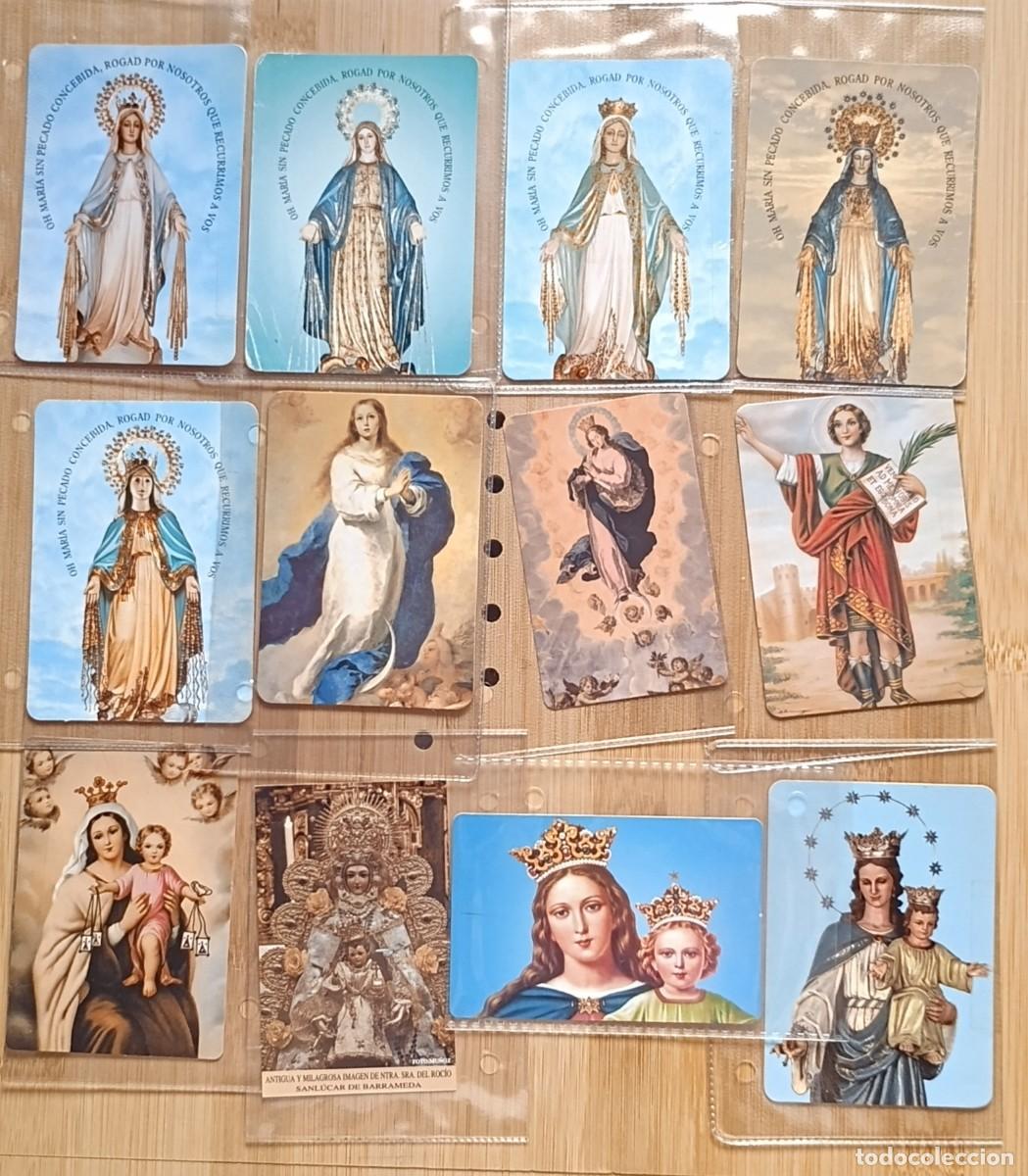 Coleccionismo calendarios: Lote 12 Calendarios De Bolsillo Religiosos Virgen Milagrosa Carmen Roc&iacute;o Y San Pancracio