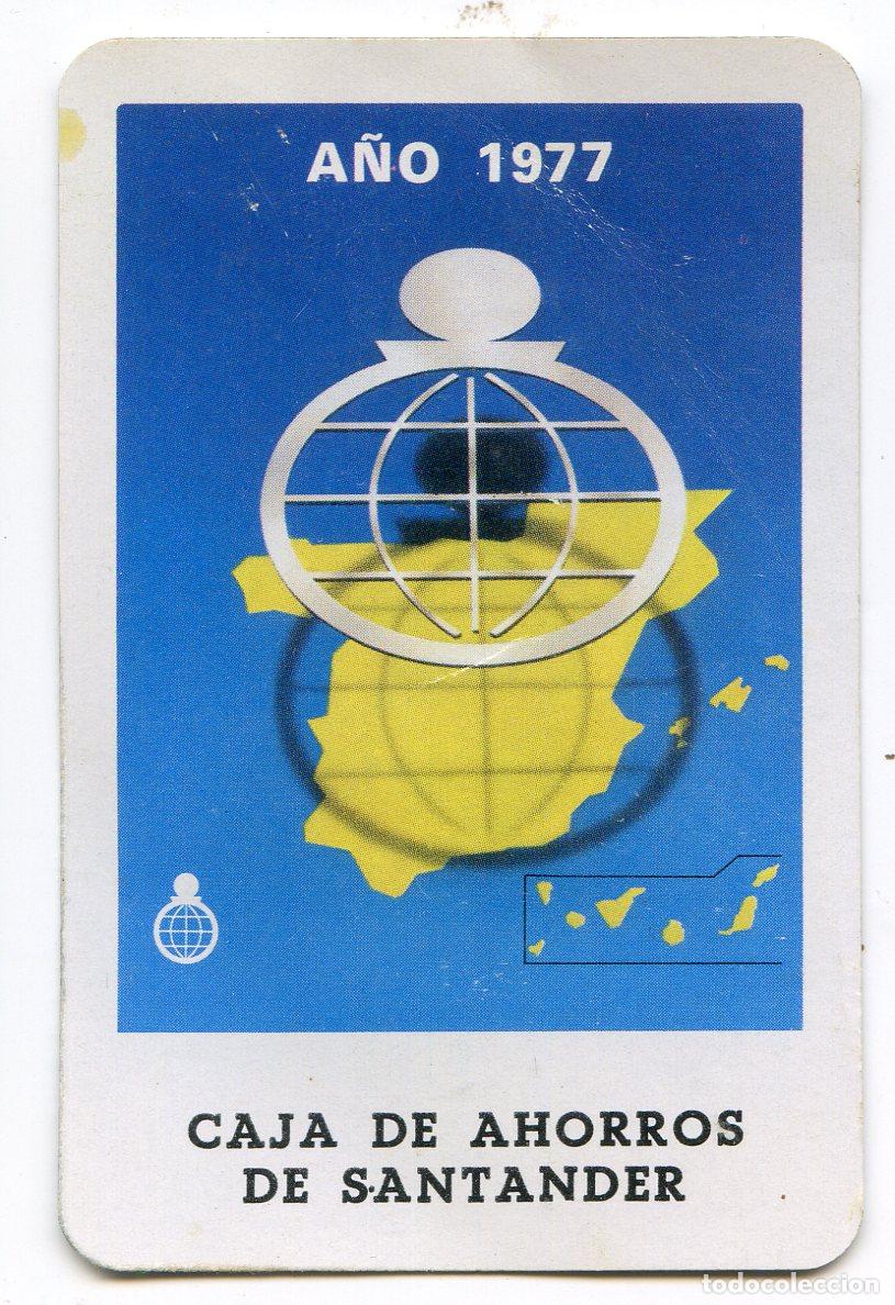 Coleccionismo calendarios: Calendario Fournier, Caja de Ahorros de Santander. 1977