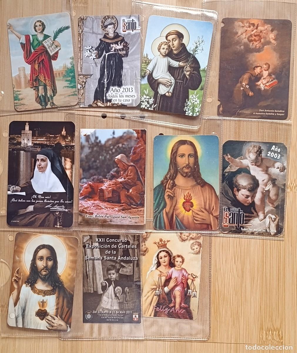 Coleccionismo calendarios: Lote 11 Calendarios De Bolsillo Religiosos Sagrado Coraz&oacute;n San Antonio Y Bel&eacute;n