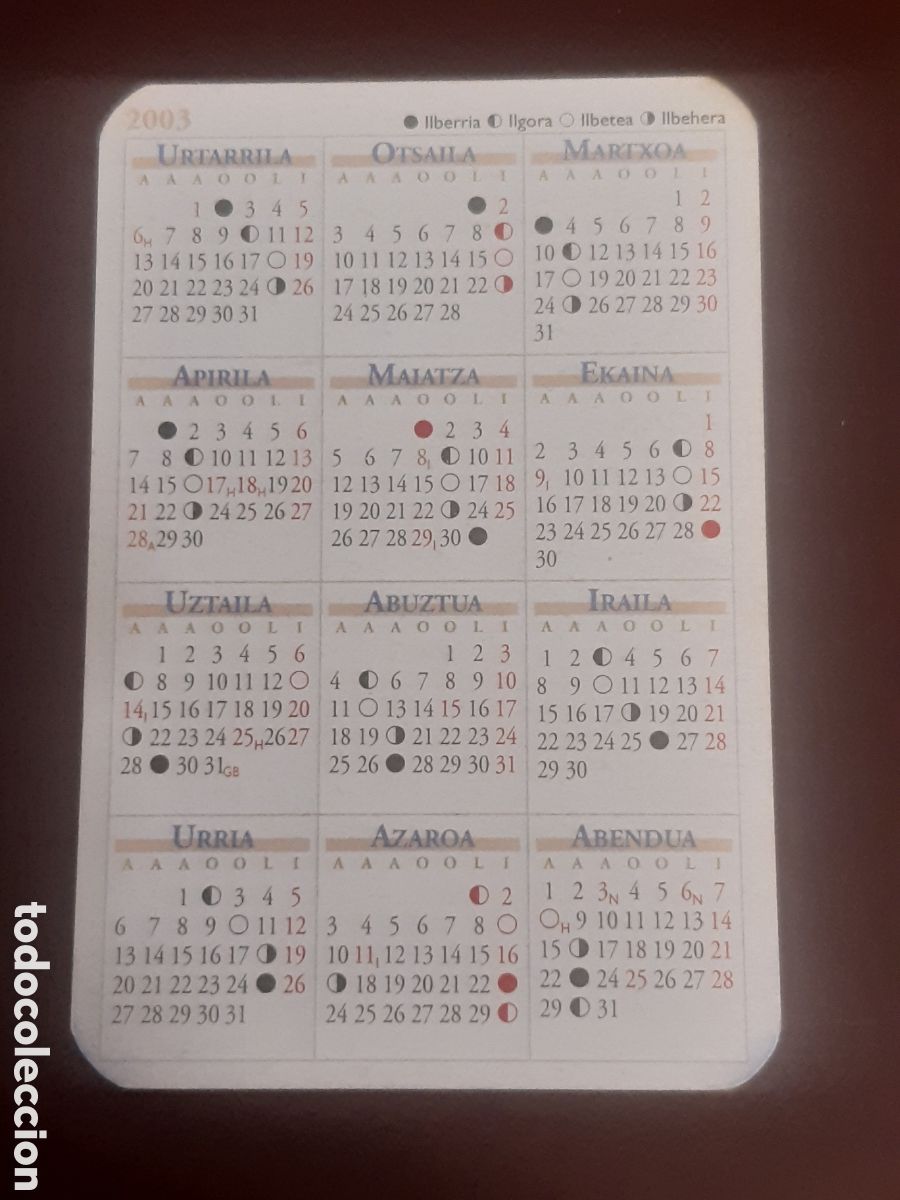 Coleccionismo calendarios: Calendario Abarka 2003 - Foto 2