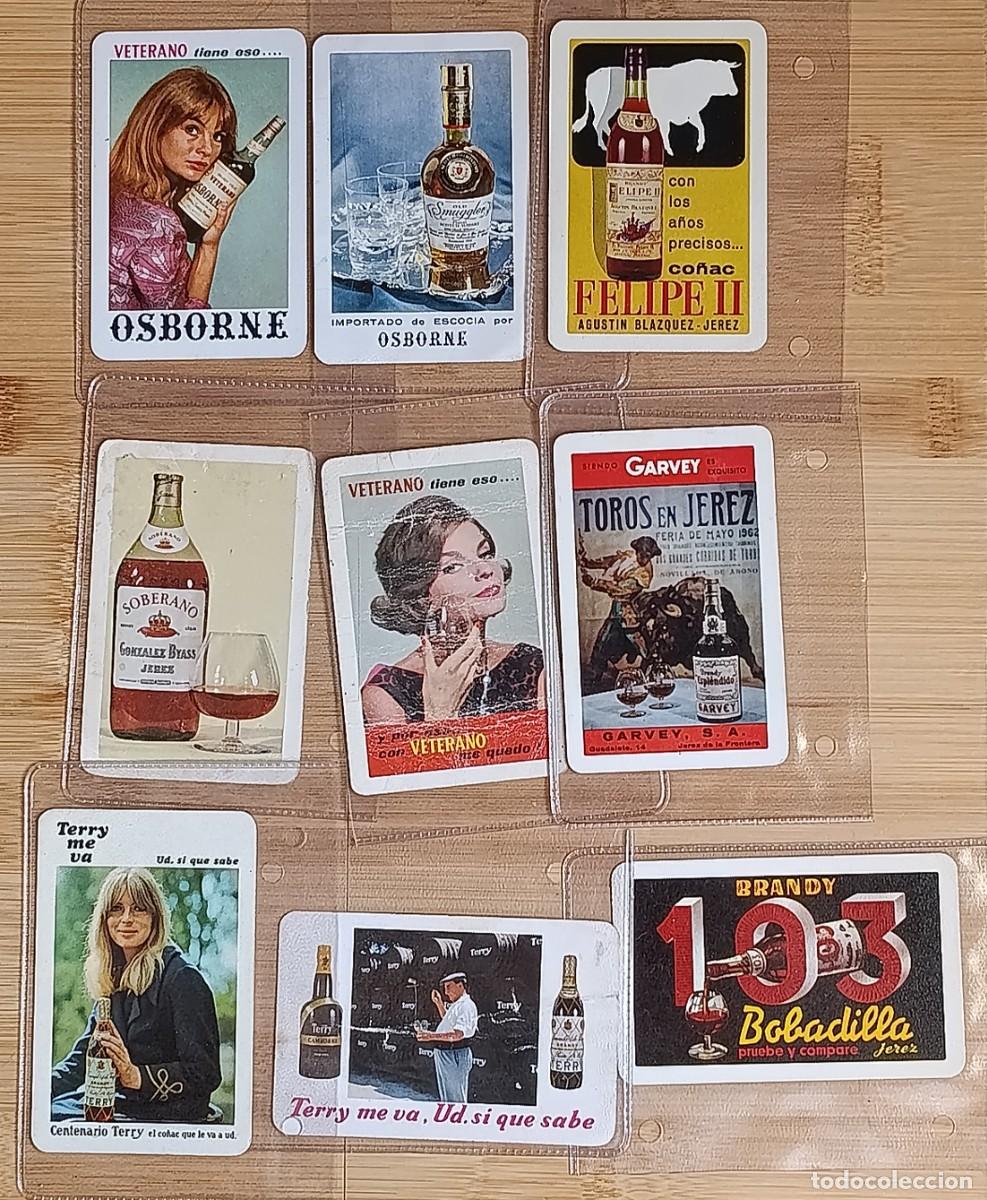 Sammeln von Kalendern: Lote 9 Calendarios Fournier Vinos Y Brandy Osborne Terry Soberano Garvey 1965-1970