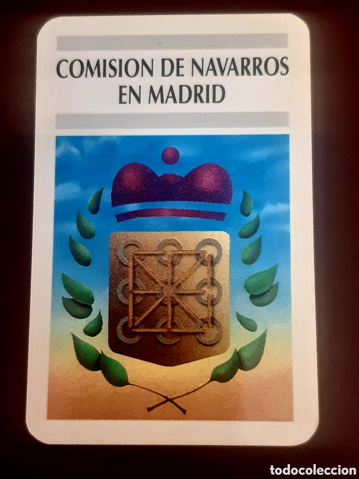 Coleccionismo calendarios: Calendario Comisi&oacute;n de Navarros en Madrid 1995 - Foto 1