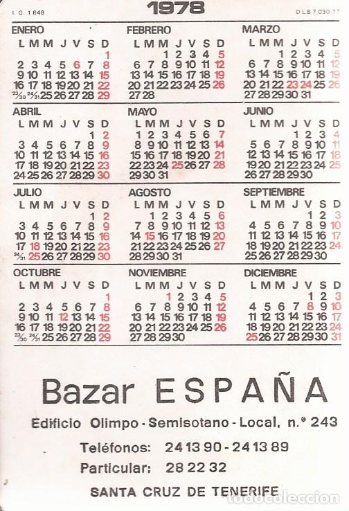Coleccionismo calendarios: CALENDARIO DE DESNUDO A&Ntilde;O 1978 - Foto 2
