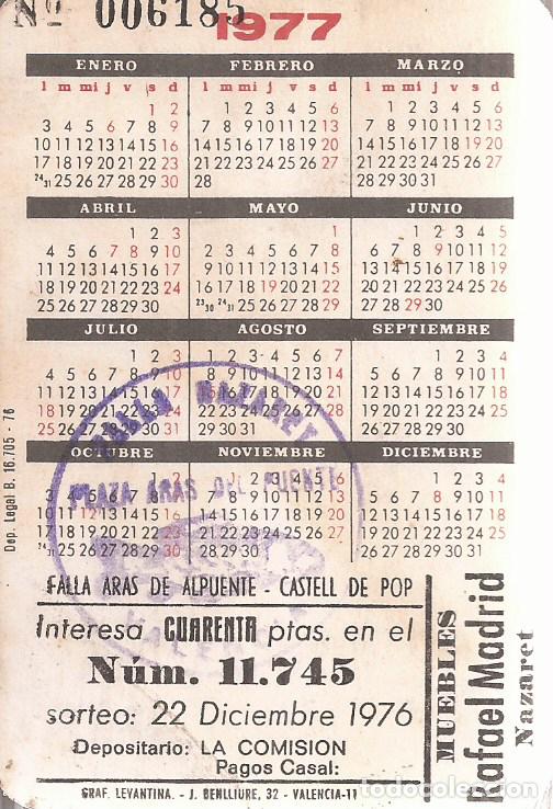 Coleccionismo calendarios: CALENDARIO DE DESNUDO A&Ntilde;O 1977 - Foto 2