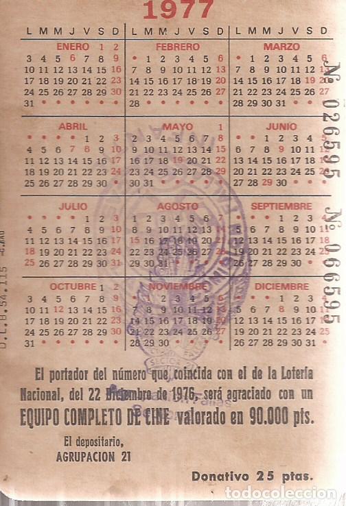 Coleccionismo calendarios: CALENDARIO DE DESNUDO A&Ntilde;O 1977 - Foto 2