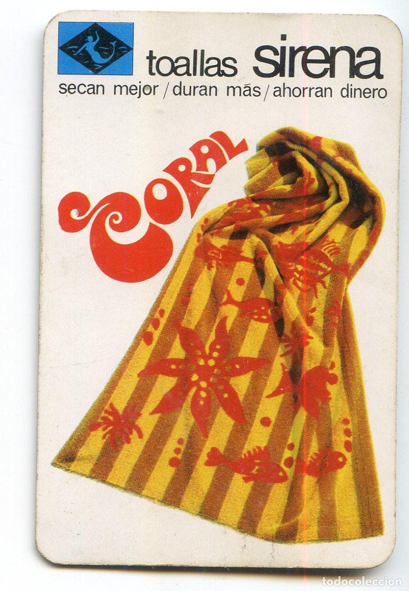 Collezionismo Calendari: Calendario Fournier, Coral, Toallas Sirena. 1969