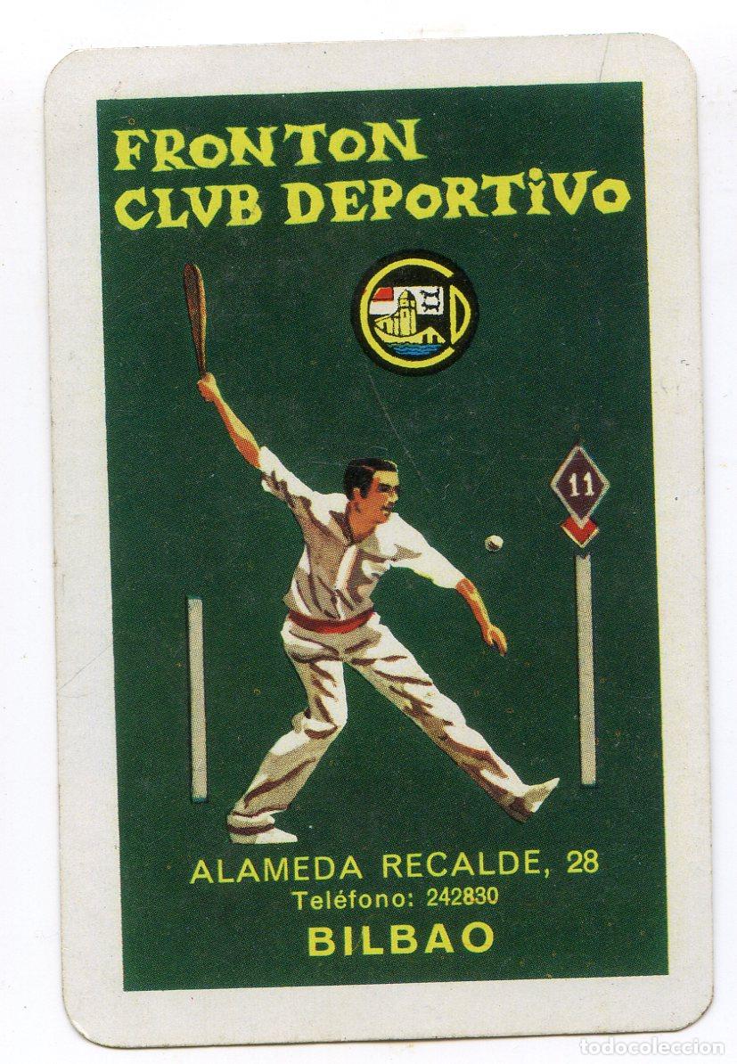 Coleccionismo calendarios: Calendario Fournier 1969, Front&oacute;n Club Deportivo Bilbao