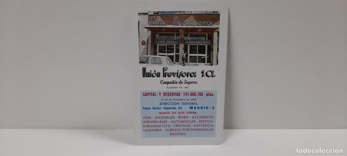 Coleccionismo calendarios: CALENDARIO UNION PREVISORA SA . FOURNIER . A&Ntilde;O 1971