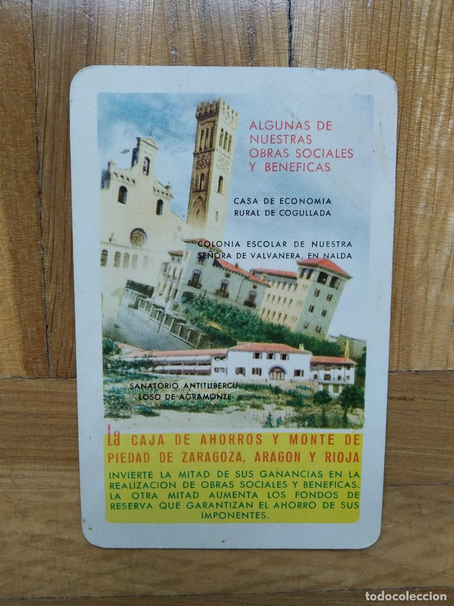 Sammeln von Kalendern: CALENDARIO FOURNIER CAJA DE AHORROS MONTE DE PIEDAD ZARAGOZA, ARAGON Y RIOJA A&Ntilde;O 1956 VER