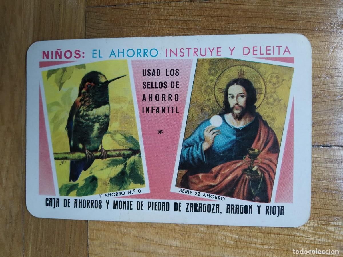 Sammeln von Kalendern: CALENDARIO FOURNIER CAJA DE AHORROS MONTE DE PIEDAD ZARAGOZA, ARAGON Y RIOJA A&Ntilde;O 1959 VER