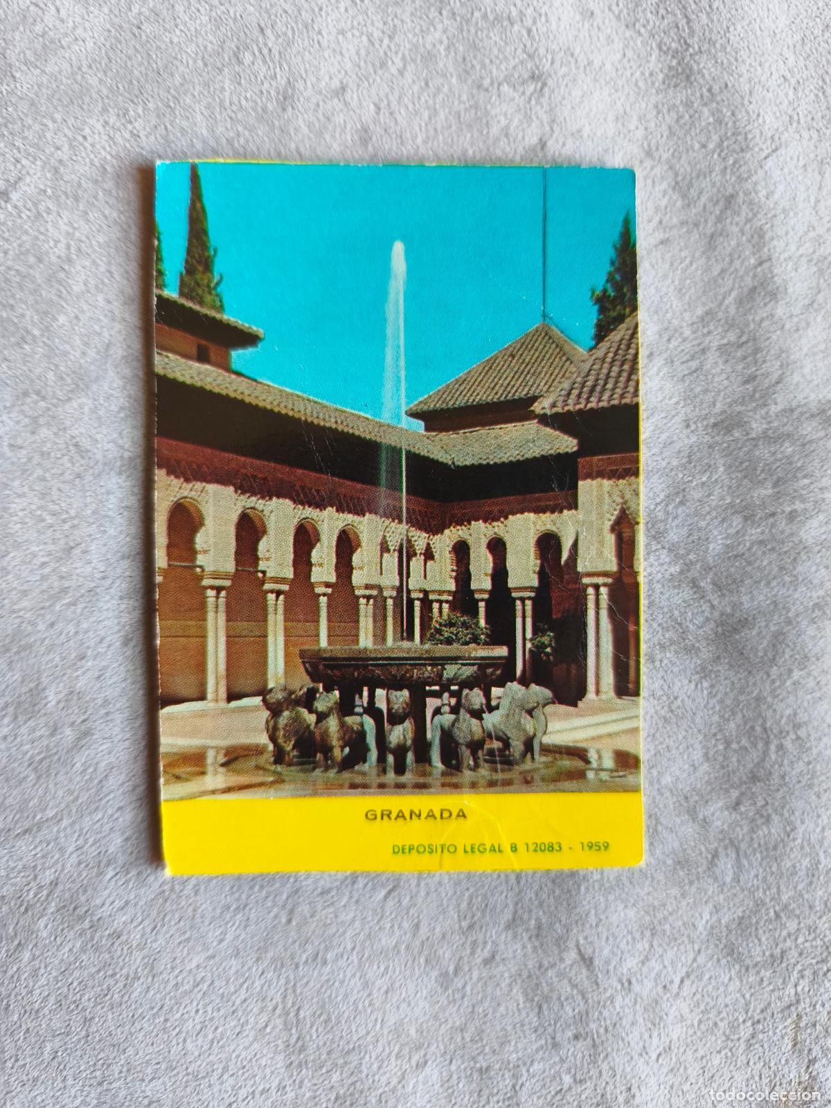 Coleccionismo calendarios: CALENDARIO 1965 GRANADA LA ALHAMBRA - DEPOSITO LEGAL B 12083