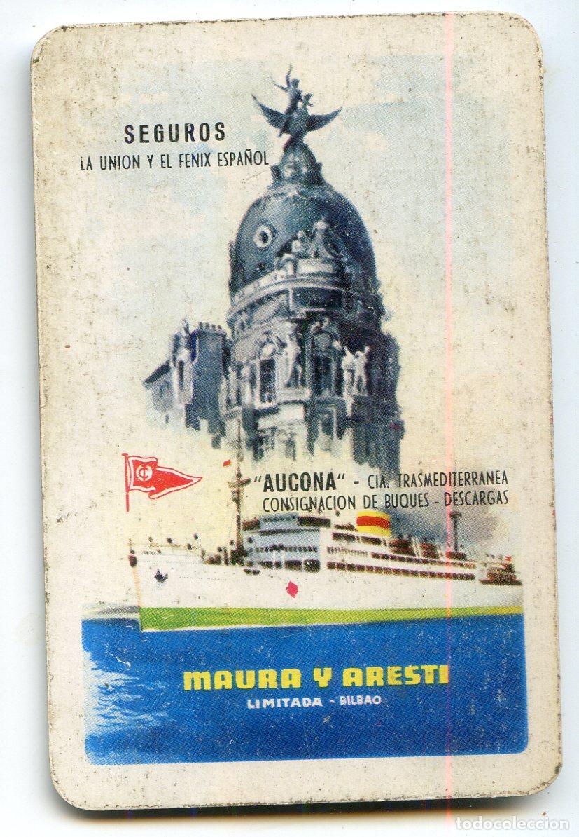 Colecionismo Calend&aacute;rios: Calendario Fournier 1969, Seguros La Uni&oacute;n y el F&eacute;nix Espa&ntilde;ol, Maura y Aresti, Bilbao