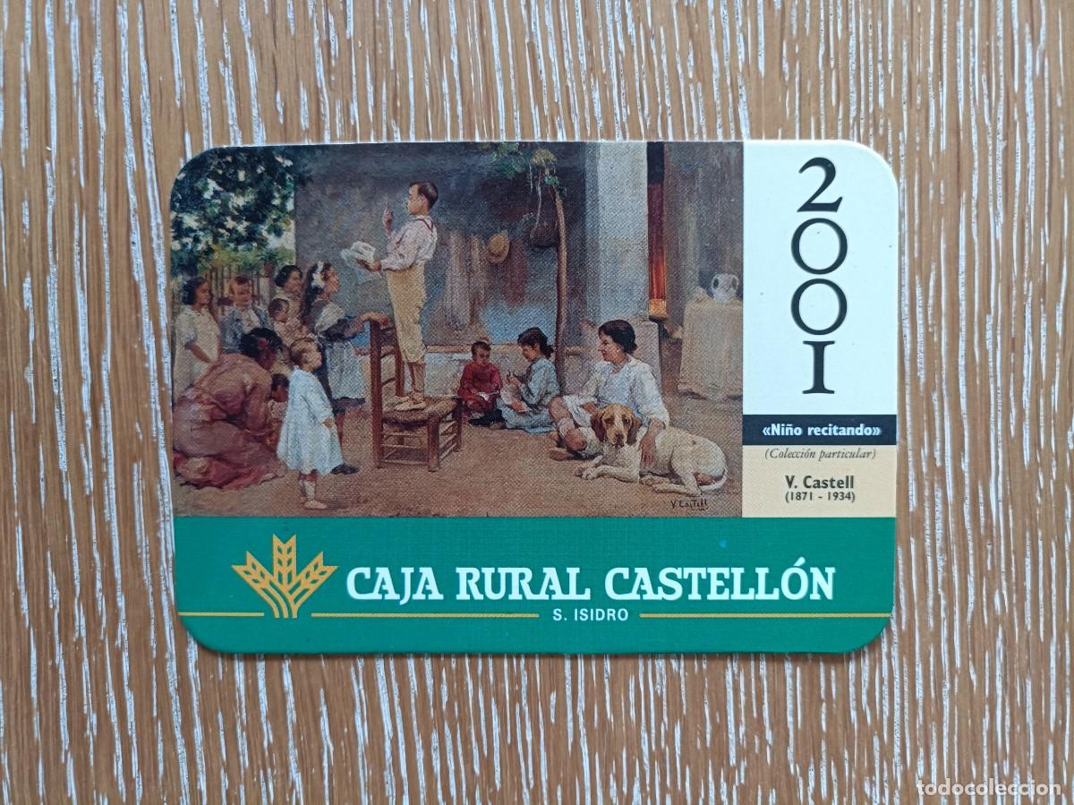 Sammeln von Kalendern: CALENDARIO BOLSILLO - A&Ntilde;O 2001 - CAJA RURAL CASTELL&Oacute;N - BANCO