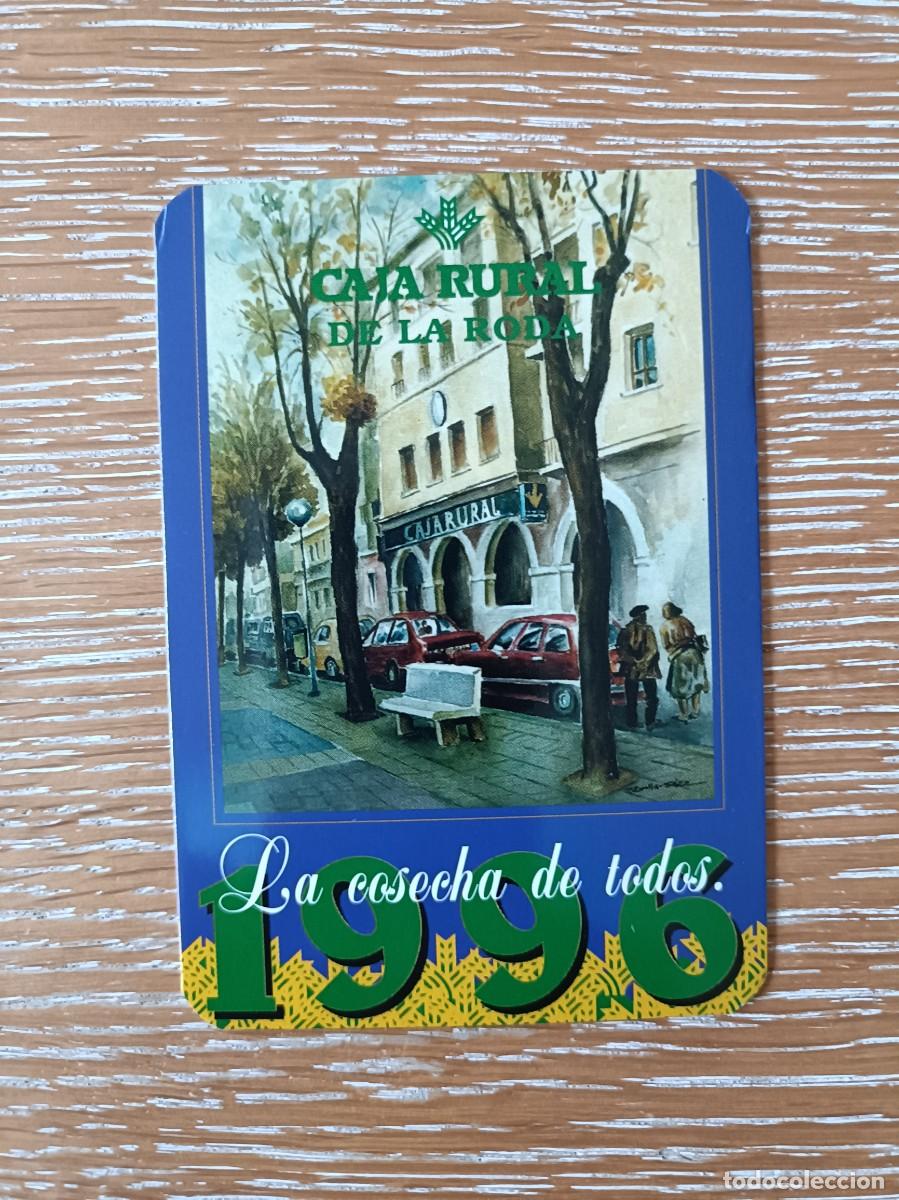Coleccionismo calendarios: CALENDARIO BOLSILLO - A&Ntilde;O 1996 - CAJA RURAL DE LA RODA - BANCO