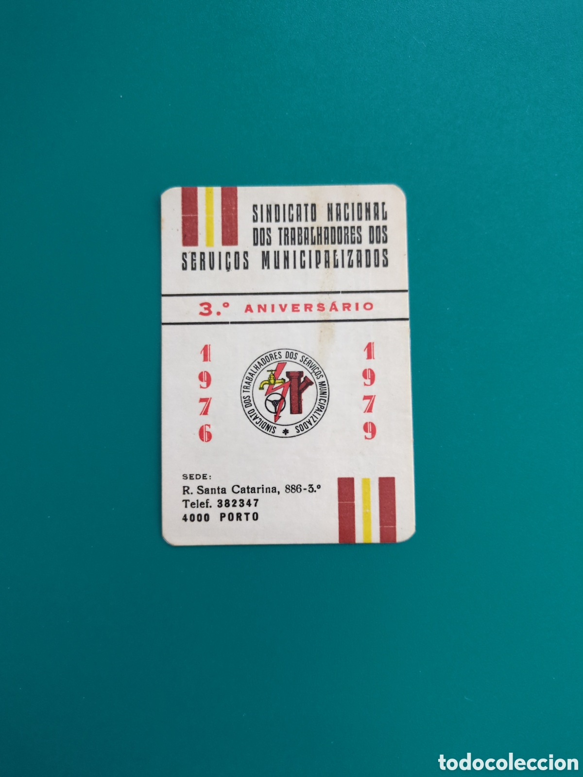 Coleccionismo calendarios: Calendario de bolsillo a&ntilde;o 1980. Portugu&eacute;s.