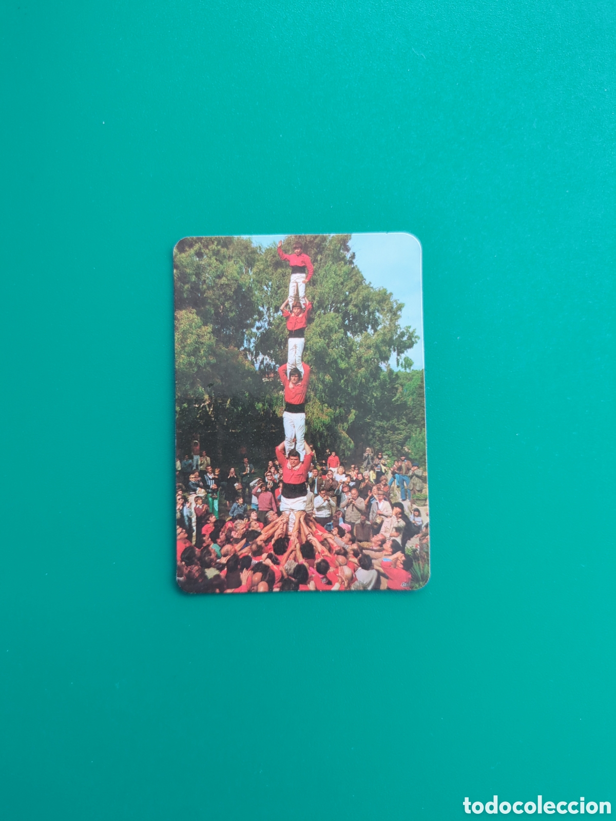 Coleccionismo calendarios: Calendario de bolsillo a&ntilde;o 1981. Castellers.