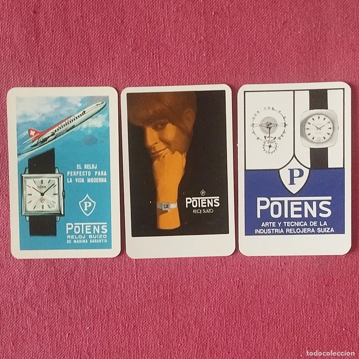 Colecionismo Calend&aacute;rios: POTENS - RELOJES - 3 CALENDARIOS FOURNIER