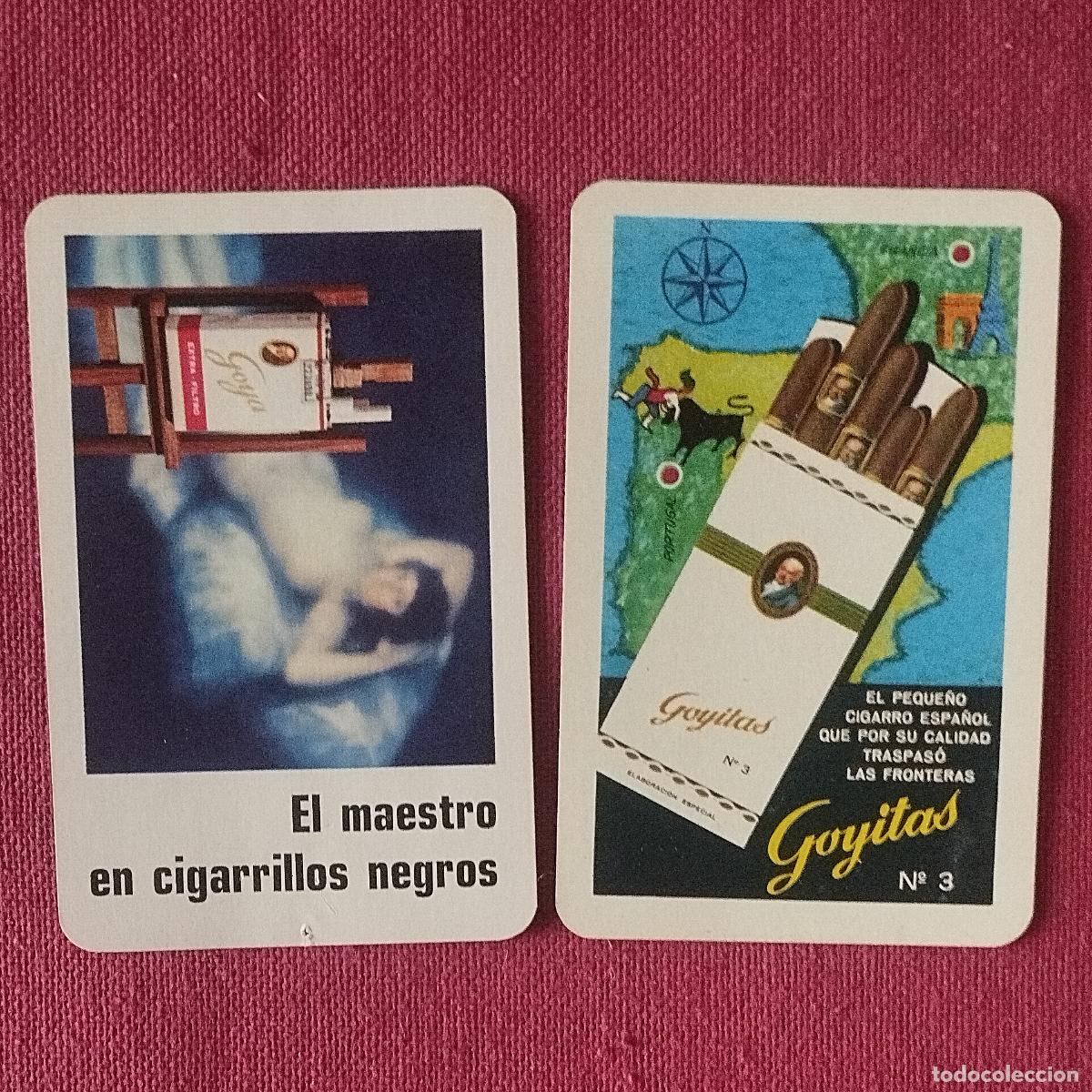 Colecionismo Calend&aacute;rios: GOYA Y GOYITAS - TABACO - 2 CALENDARIOS FOURNIER