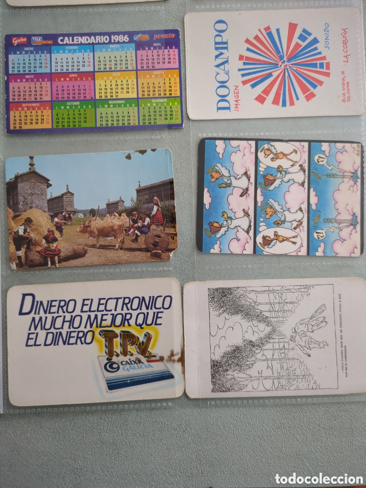 Coleccionismo calendarios: Lote Calendarios de bolsillo a&ntilde;o 1986 - Foto 1