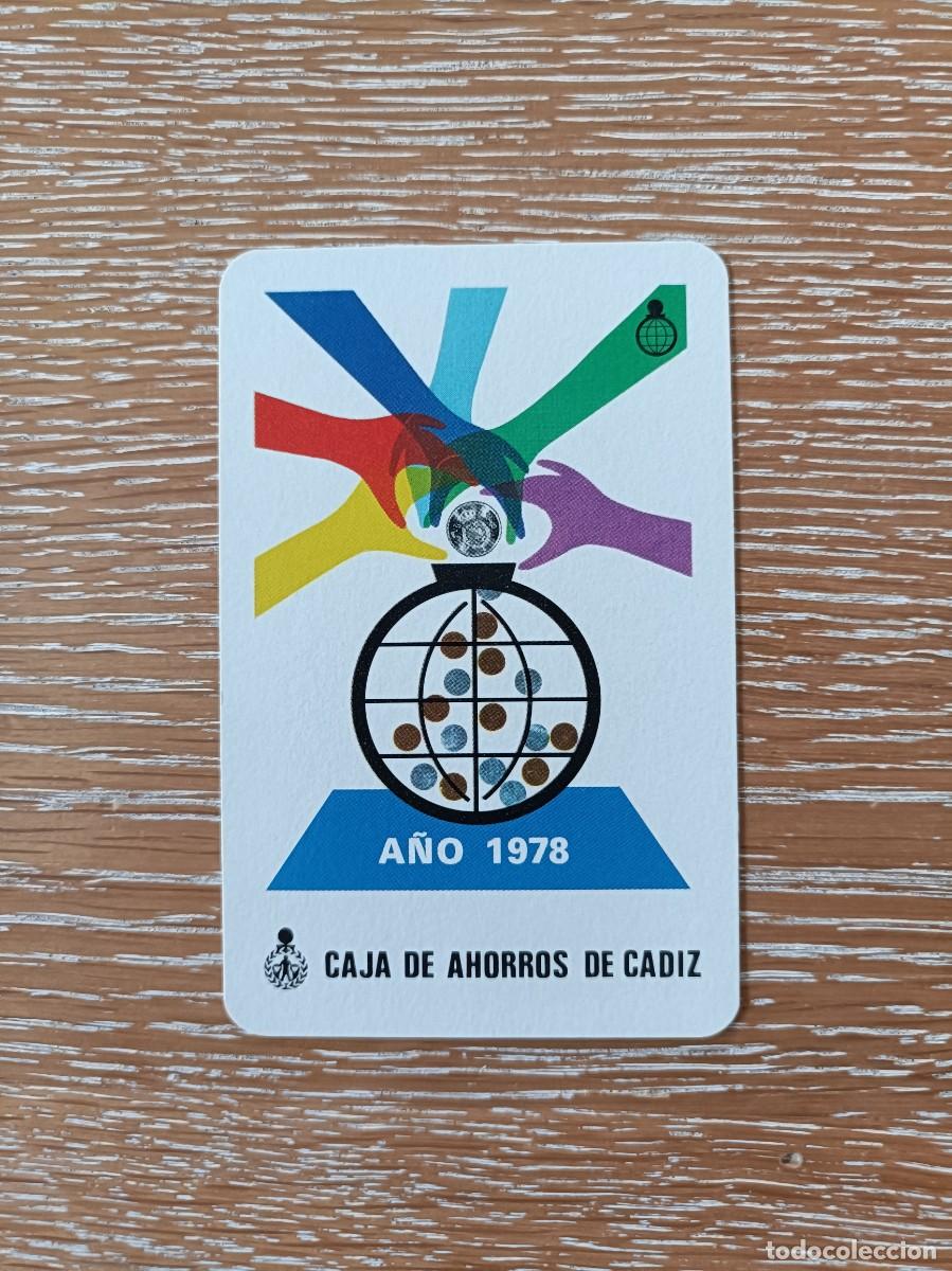 Collectables Calendars: CALENDARIO BOLSILLO - A&Ntilde;O 1978 - CAJA DE AHORROS DE C&Aacute;DIZ - FOURNIER BANCO