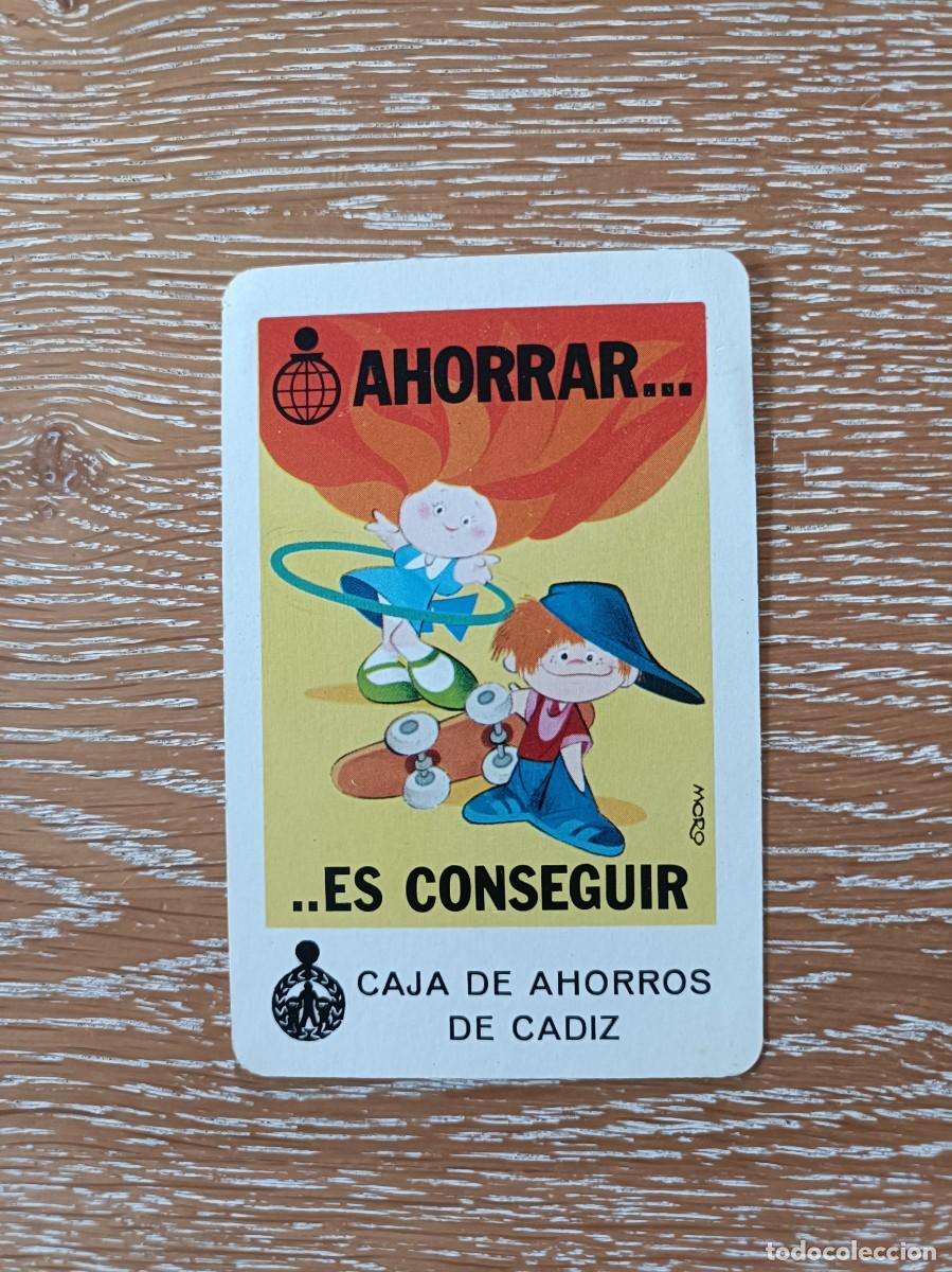 Colecionismo Calend&aacute;rios: CALENDARIO BOLSILLO - A&Ntilde;O 1980 - CAJA DE AHORROS DE C&Aacute;DIZ - FOURNIER BANCO