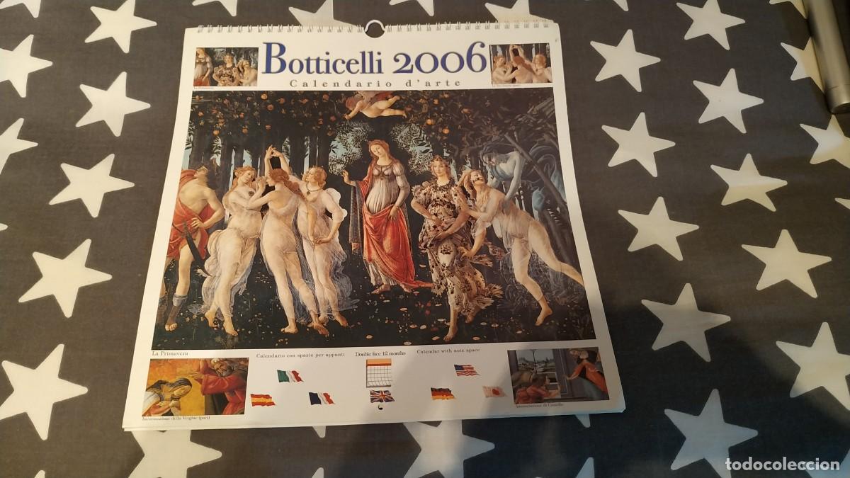 Coleccionismo calendarios: CALENDARIO DARTE BOTTICELLI 2006 - Foto 1