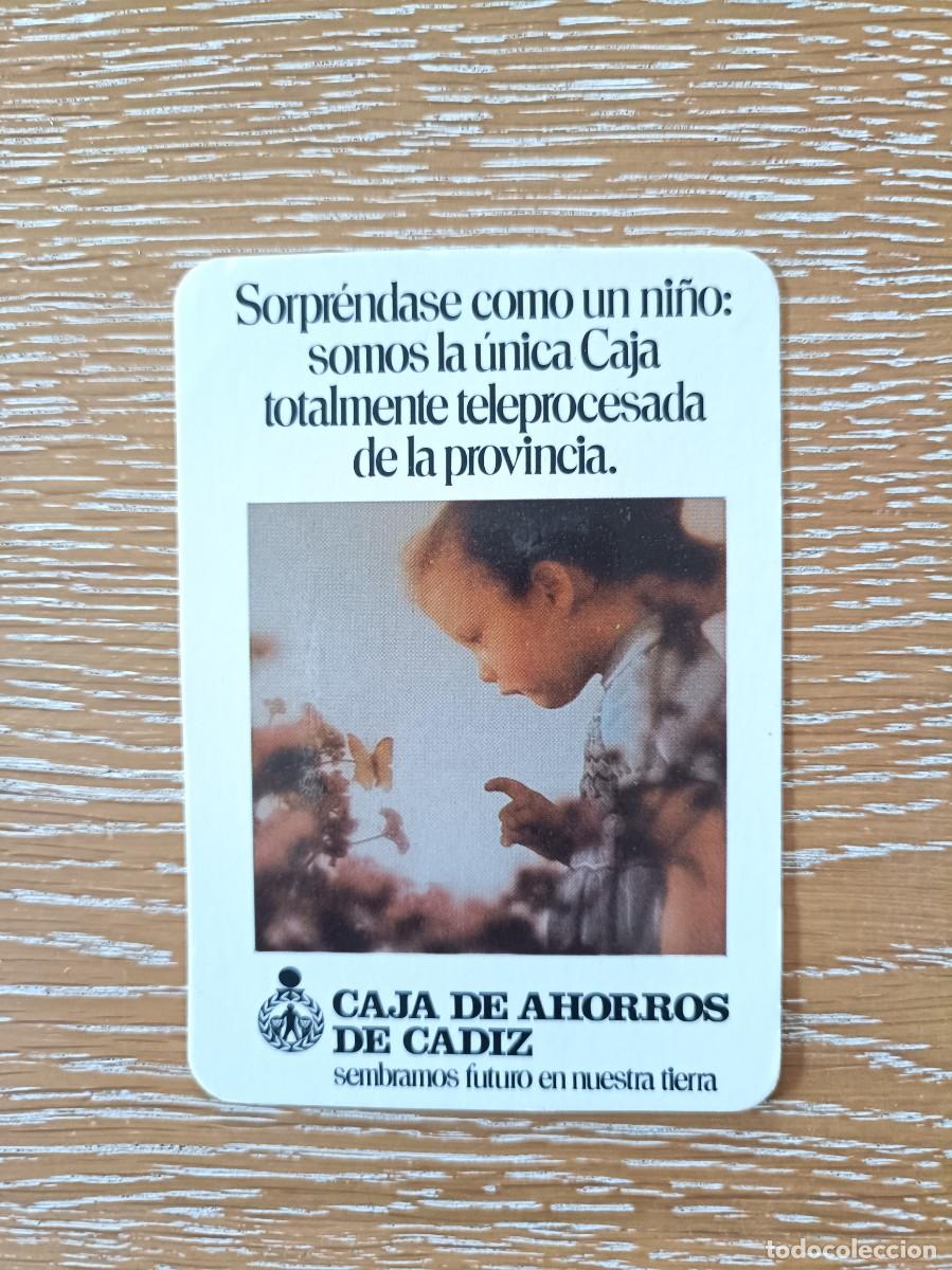 Colecionismo Calend&aacute;rios: CALENDARIO BOLSILLO - A&Ntilde;O 1982 - CAJA DE AHORROS DE C&Aacute;DIZ - BANCO