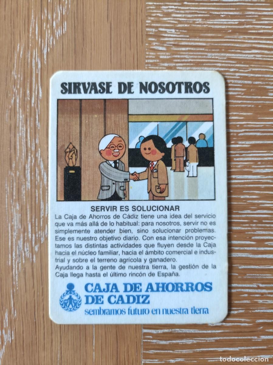 Colecionismo Calend&aacute;rios: CALENDARIO BOLSILLO - A&Ntilde;O 1983 - CAJA DE AHORROS DE C&Aacute;DIZ - BANCO