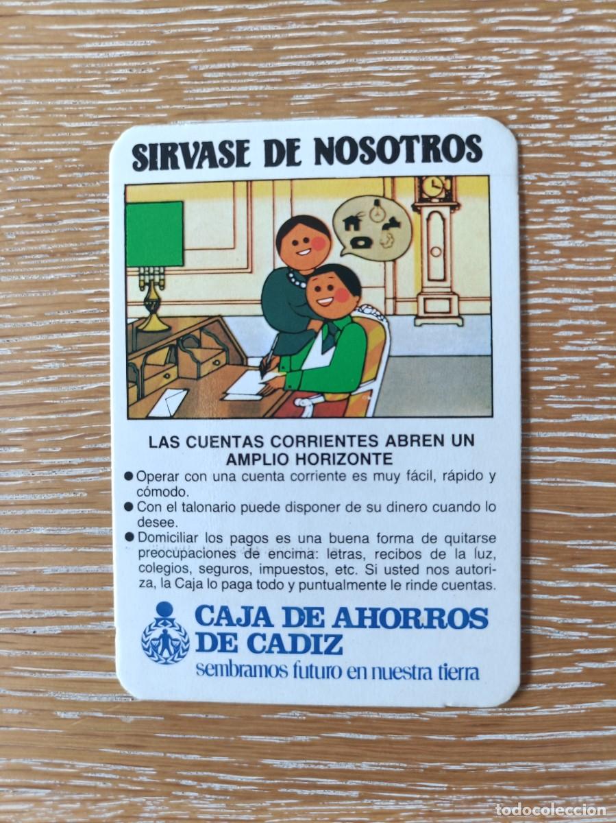 Colecionismo Calend&aacute;rios: CALENDARIO BOLSILLO - A&Ntilde;O 1983 - CAJA DE AHORROS DE C&Aacute;DIZ - BANCO