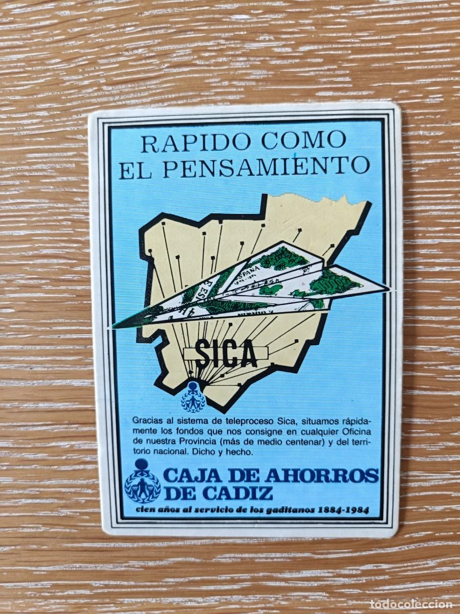 Colecionismo Calend&aacute;rios: CALENDARIO BOLSILLO - A&Ntilde;O 1984 - CAJA DE AHORROS DE C&Aacute;DIZ - BANCO