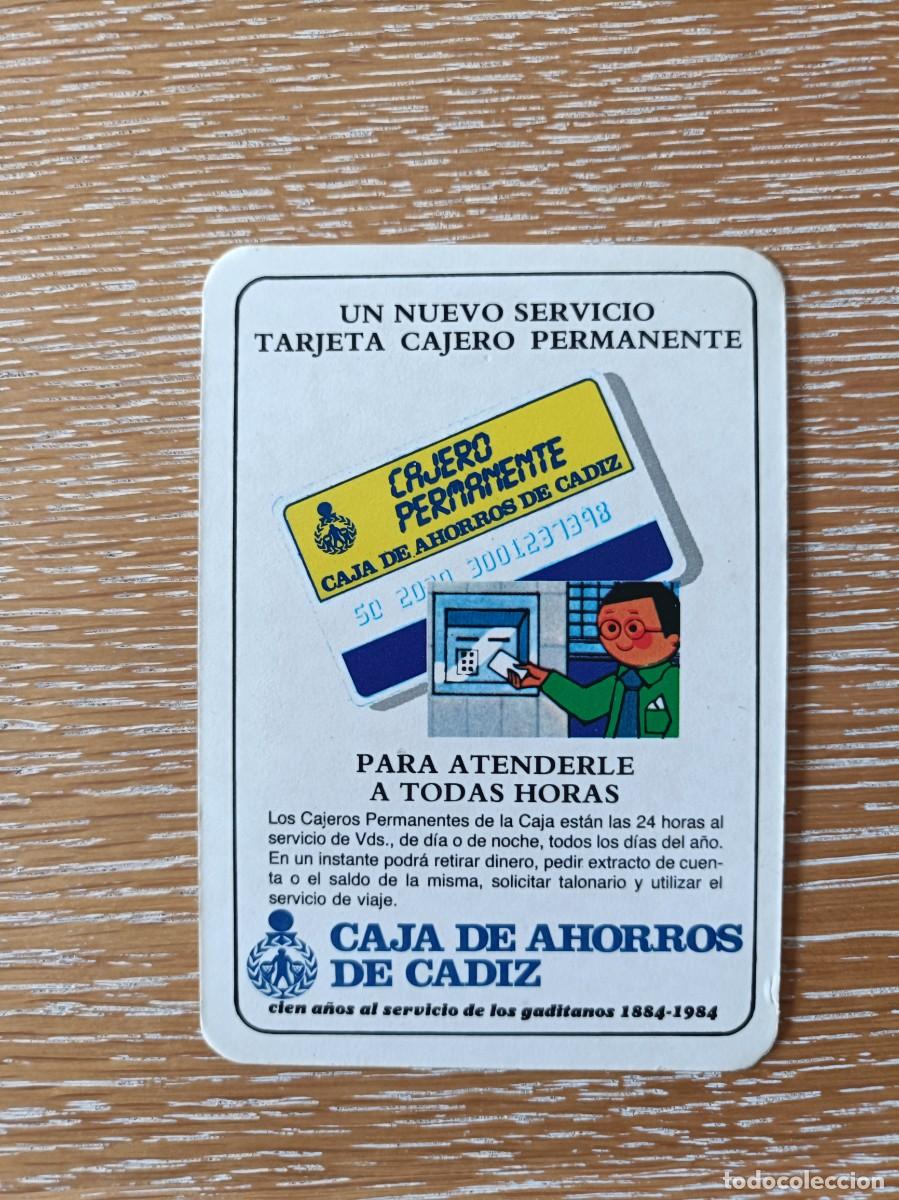 Colecionismo Calend&aacute;rios: CALENDARIO BOLSILLO - A&Ntilde;O 1984 - CAJA DE AHORROS DE C&Aacute;DIZ - BANCO
