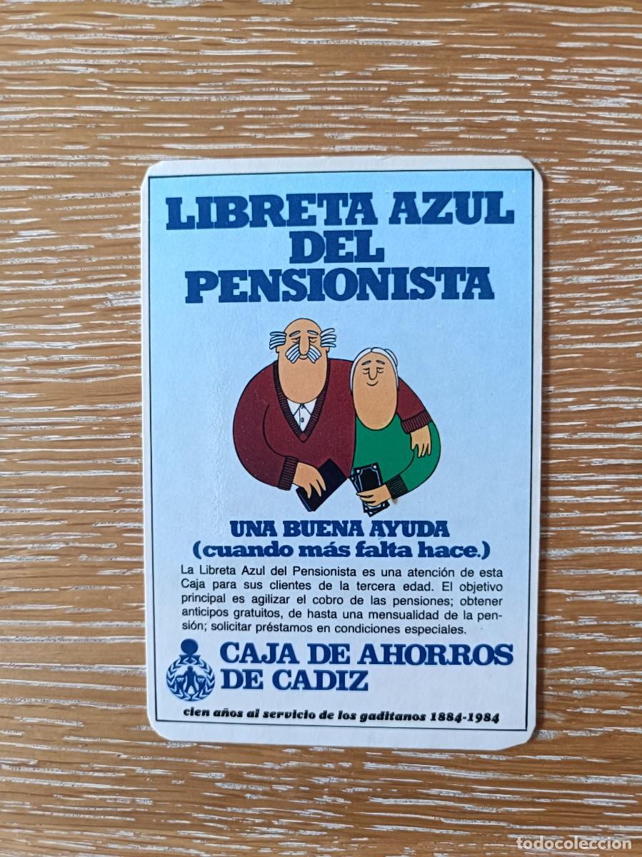 Colecionismo Calend&aacute;rios: CALENDARIO BOLSILLO - A&Ntilde;O 1984 - CAJA DE AHORROS DE C&Aacute;DIZ - BANCO