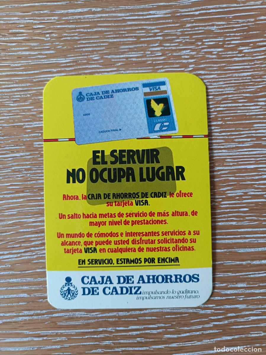 Colecionismo Calend&aacute;rios: CALENDARIO BOLSILLO - A&Ntilde;O 1986 - CAJA DE AHORROS DE C&Aacute;DIZ - BANCO