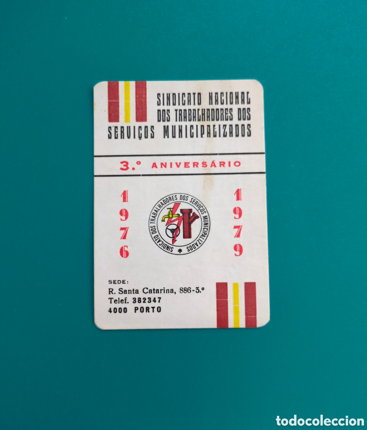 Sammeln von Kalendern: Calendario de bolsillo a&ntilde;o 1980. Portugu&eacute;s.