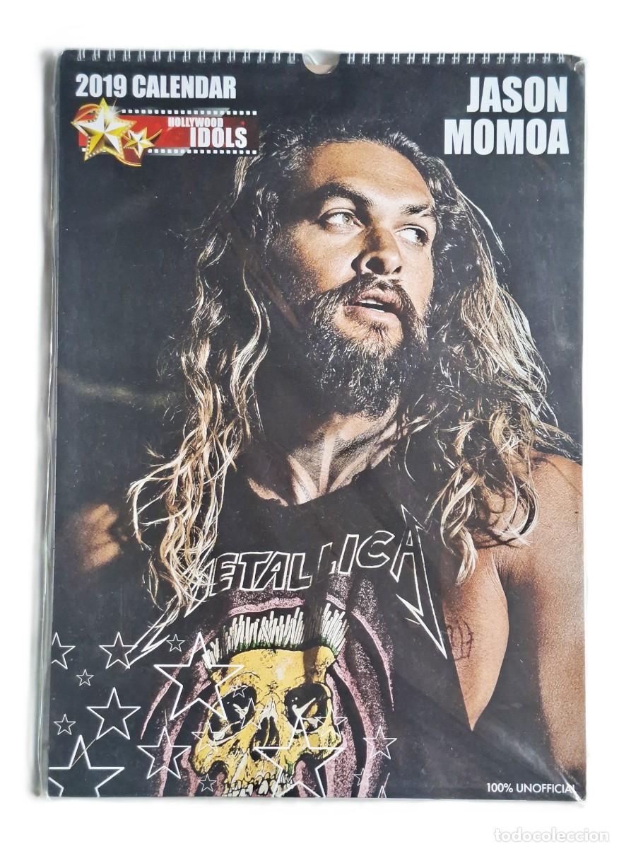 Collectionnisme Calendriers: CALENDARIO DE PARED 2019 - JASON MOMOA (HOLLYWOOD IDOLS), FORMATO ESPIRAL, COLECCIONISMO CINEFILO