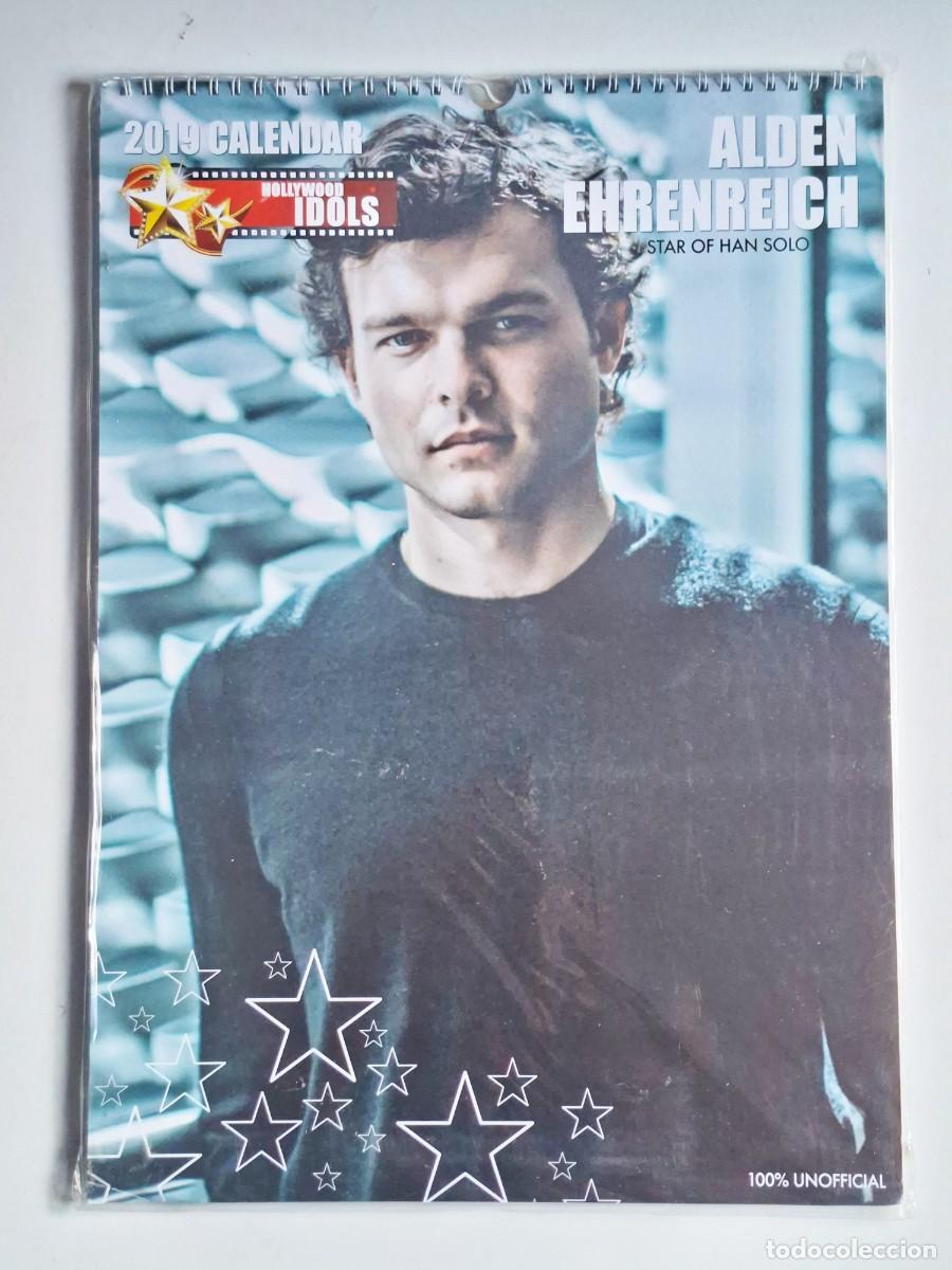 Collectionnisme Calendriers: CALENDARIO DE PARED 2019 ALDEN EHRENREICH (HOLLYWOOD IDOLS),FORMATO ESPIRAL, COLECCIONISMO CINEFILO
