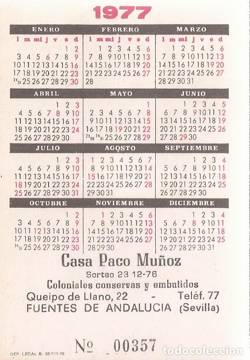 Coleccionismo calendarios: CALENDARIO DE SERIE A&Ntilde;O 1977 - Foto 2