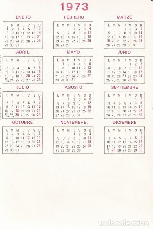 Coleccionismo calendarios: CALENDARIO DE SERIE A&Ntilde;O 1973 - Foto 2