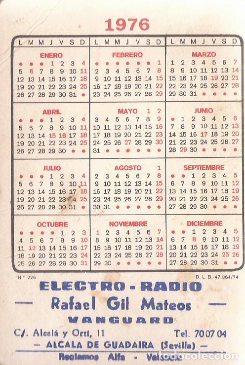 Coleccionismo calendarios: CALENDARIO DE SERIE A&Ntilde;O 1976 - Foto 2