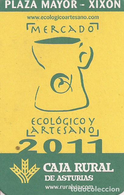 Coleccionismo calendarios: CALENDARIO CAJA RURAL DE ASTURIAS (MERCADO) A&Ntilde;O 2011