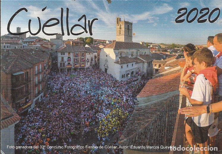 Coleccionismo calendarios: CALENDARIO DE TURISMO CUELLAR 2020