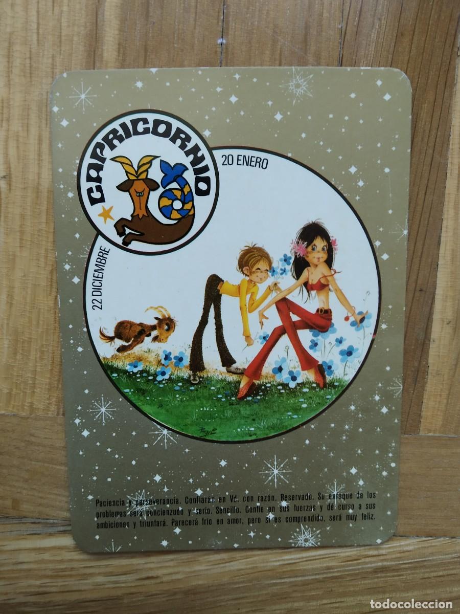 Colecionismo Calend&aacute;rios: CALENDARIO HOROSCOPO CAPRICORNIO A&Ntilde;O 1974 VER FOTOS
