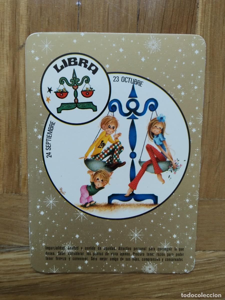 Colecionismo Calend&aacute;rios: CALENDARIO HOROSCOPO LIBRA A&Ntilde;O 1974 VER FOTOS