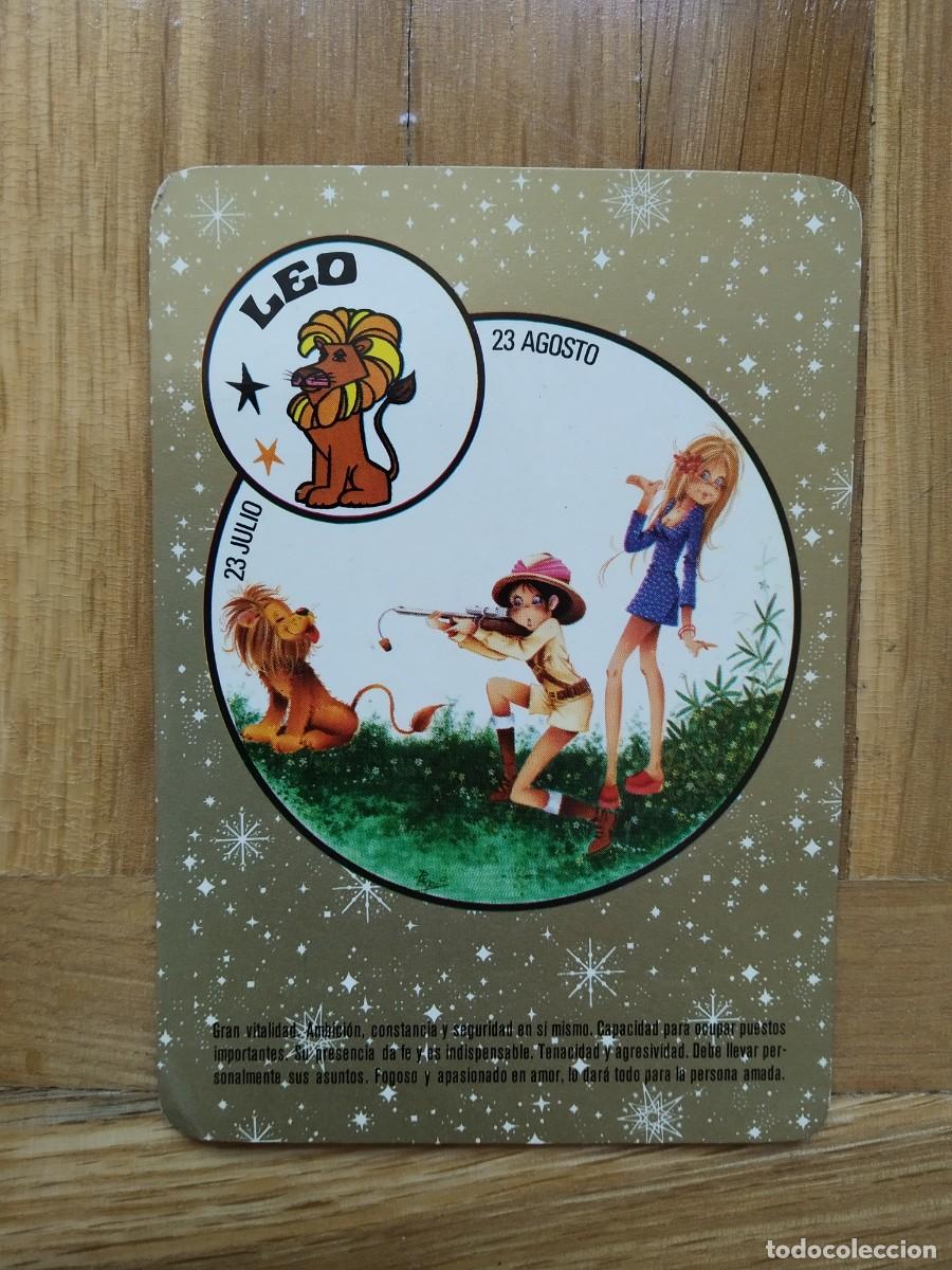 Colecionismo Calend&aacute;rios: CALENDARIO HOROSCOPO LEO A&Ntilde;O 1974 VER FOTOS