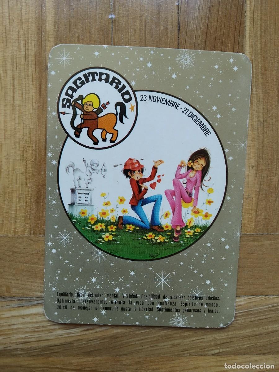 Colecionismo Calend&aacute;rios: CALENDARIO HOROSCOPO SAGITARIO A&Ntilde;O 1974 VER FOTOS