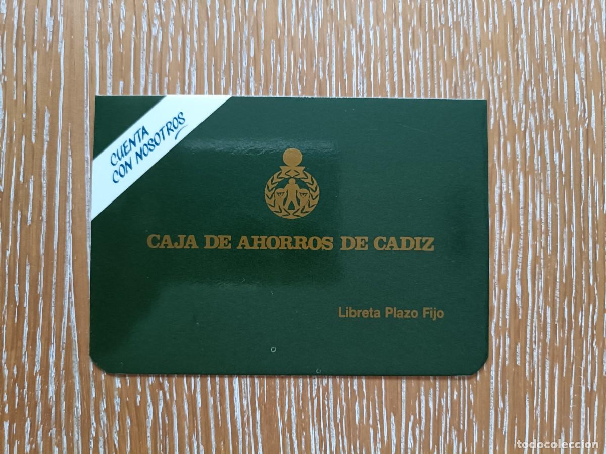 Coleccionismo calendarios: CALENDARIO BOLSILLO - A&Ntilde;O 1990 - CAJA DE AHORROS DE C&Aacute;DIZ - BANCO - LIBRETA VERDE