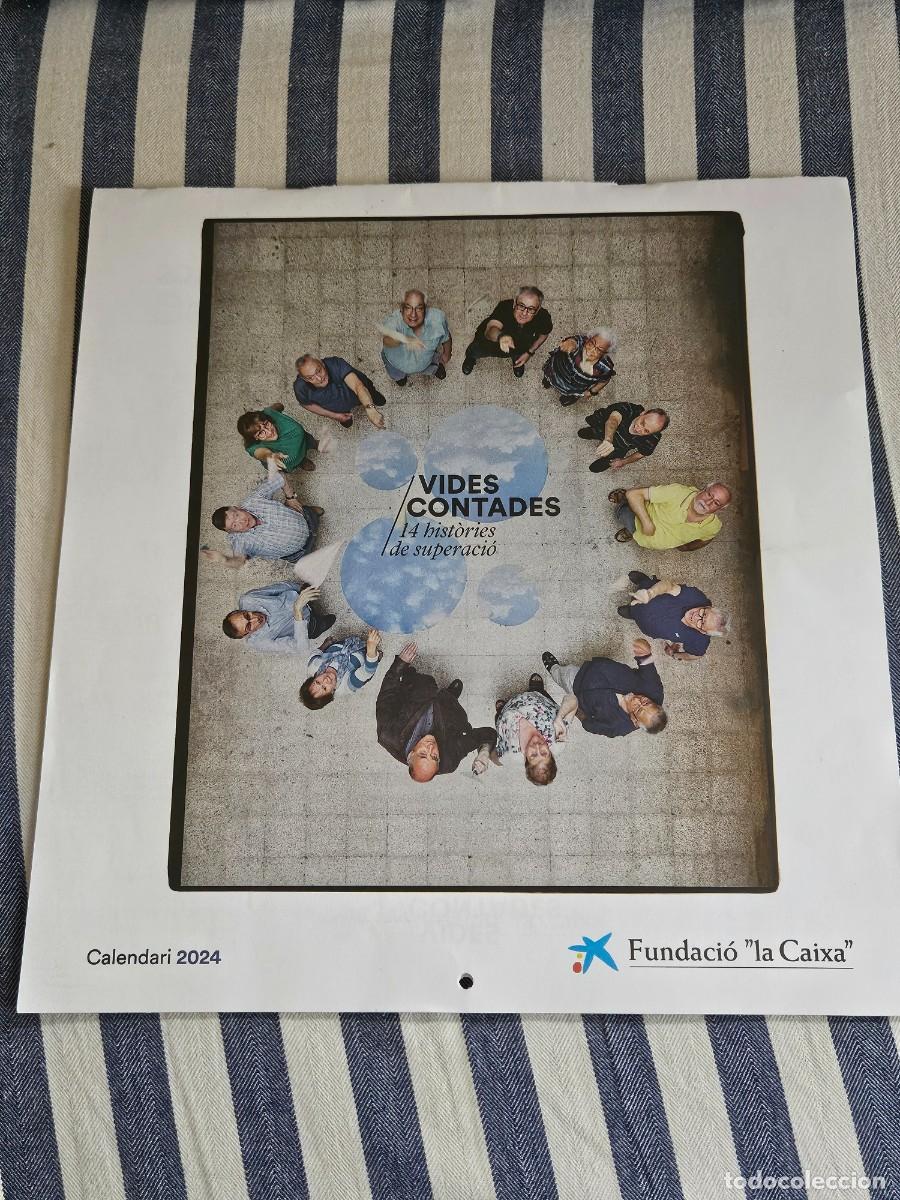 Collectables Calendars: Calendario De Pared La Caixa 2024 Vides Contades/ 14 Hist&ograve;ries De Superaci&oacute;- Fundaci&oacute; La Caixa.